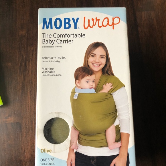 olive green moby wrap